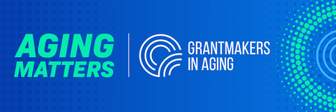 aging matters and gia logo on blue background